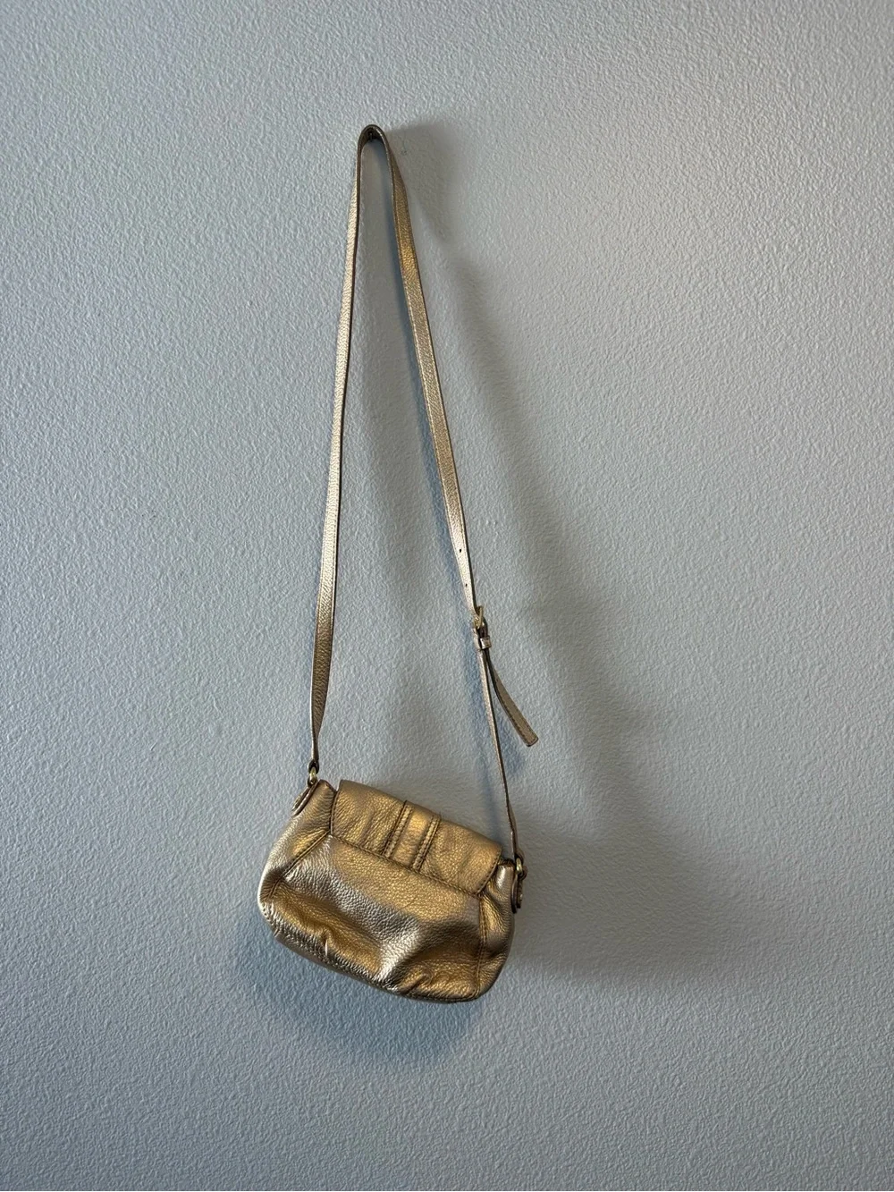 Michael Kors Metallic Gold Shoulder Bag Purse